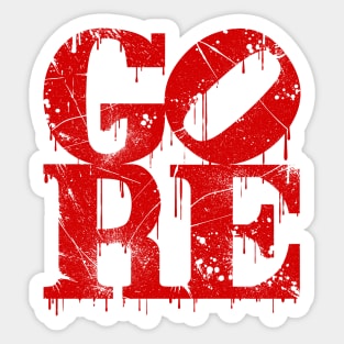 Gore Sticker